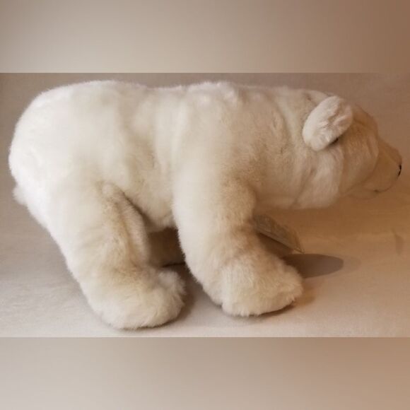 Nwt Vtg Ganz Webkinz Stuffed White Toy Bear Endangered Polar Plush Animal - Picture 5 of 14